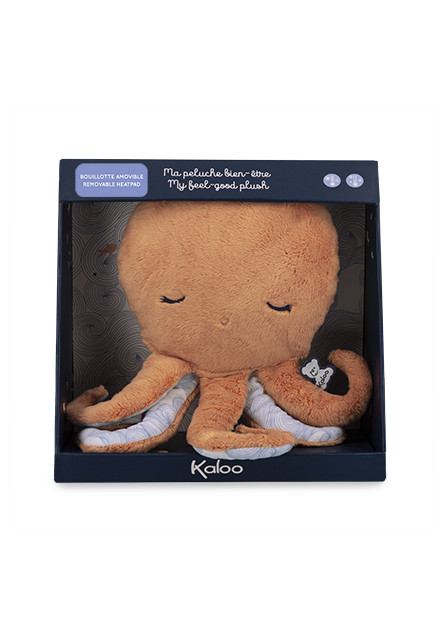 Plyšová chobotnica s levanduľovým vankúšom pre lepší spánok Petit Calme Kaloo