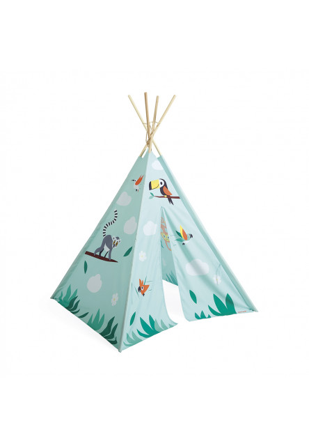 Teepee stan Dažďový prales Tropik Janod