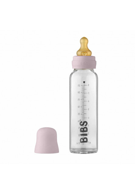 Baby Bottle sklenená fľaša 225ml (Dusky Lilac) BIBS