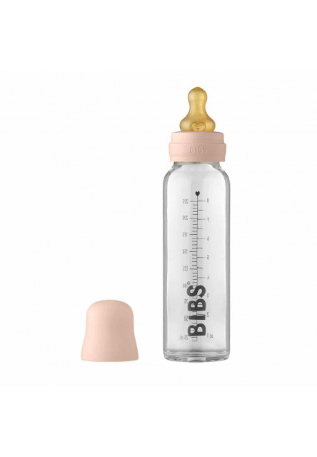 Baby Bottle sklenená fľaša 225ml (Blush) BIBS