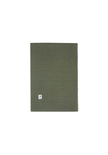 Deka pletená 75x100 cm Pure Knit Leaf Green Jollein