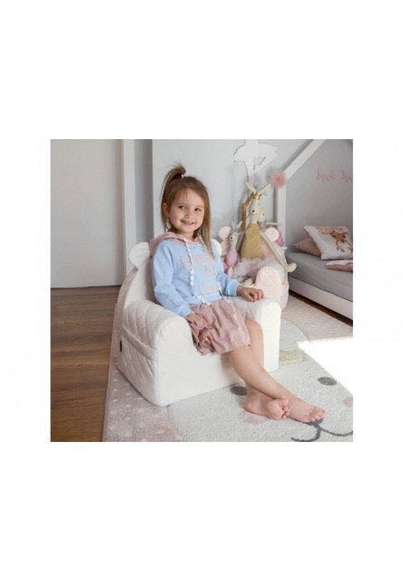Babysteps Dětské křesílko Velvet farba: horčicová