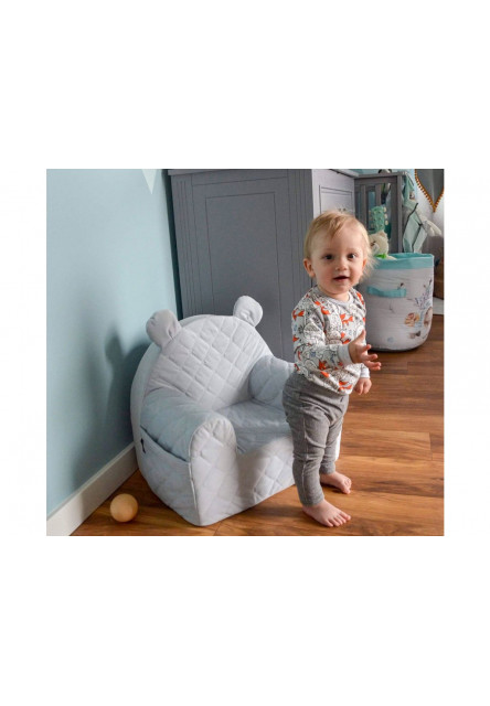 Babysteps Dětské křesílko Velvet farba: horčicová