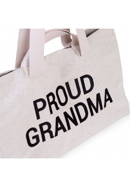 Cestovná taška Grandma Canvas Off White