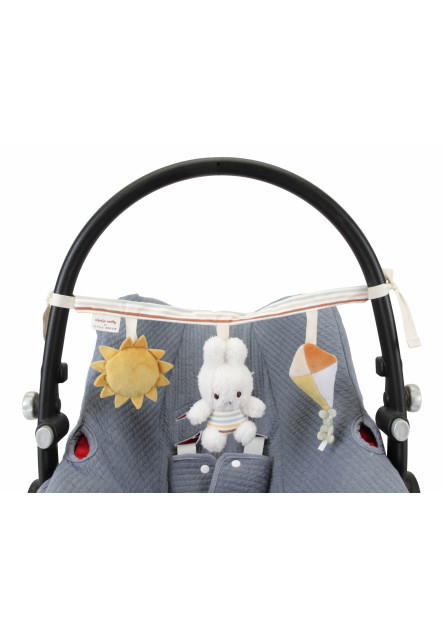 Reťaz na kočík králiček Miffy Vintage Prúžky