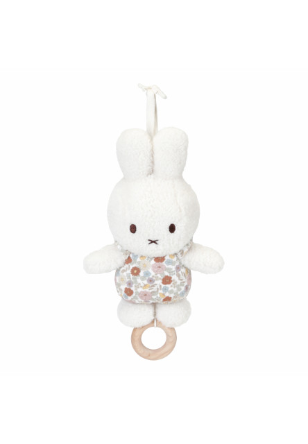 Hudobný králiček Miffy Vintage Kvety Little Dutch