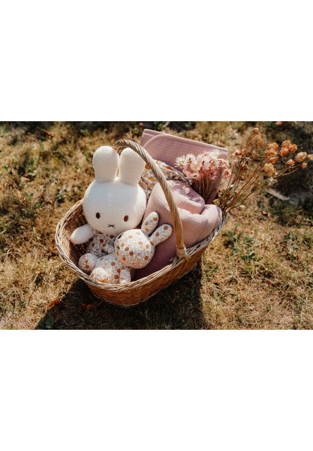 Králiček Miffy plyšový Vintage Kvety 35 cm