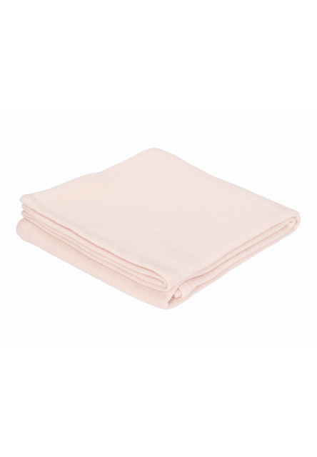 Viacúčelová osuška 120x120 cm Pure Soft Pink Little Dutch