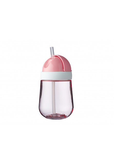 Hrnček so slamkou Mio 300 ml 9m+ Deep Pink