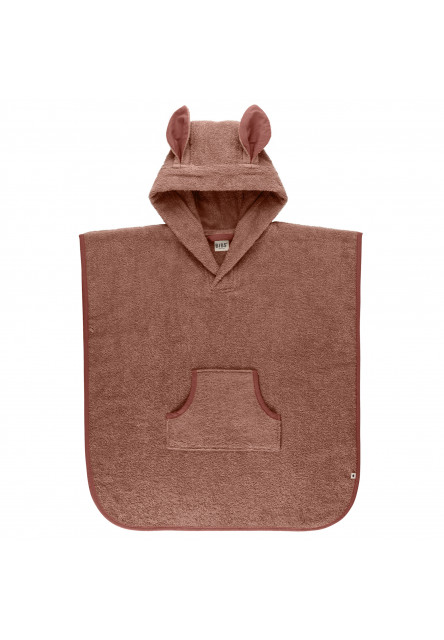 Kangaroo froté pončo z BIO bavlny (Woodchuck) BIBS