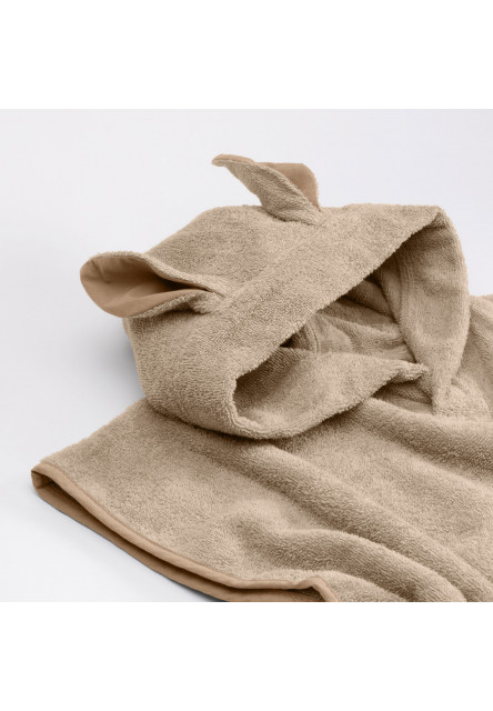 Kangaroo froté pončo z BIO bavlny (Woodchuck)