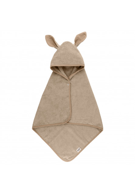 Kangaroo osuška s kapucňou z BIO bavlny (Woodchuck)