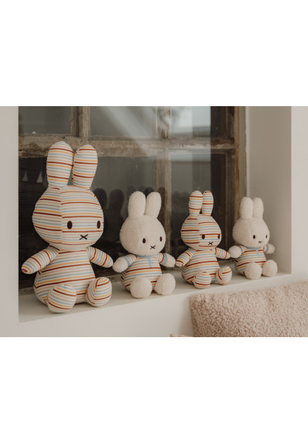 Králiček Miffy plyšový Vintage Prúžky 35 cm