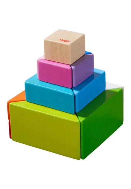 Drevená stavebnica 3D Kocka