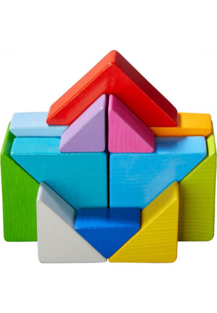 Drevená stavebnica 3D Kocka