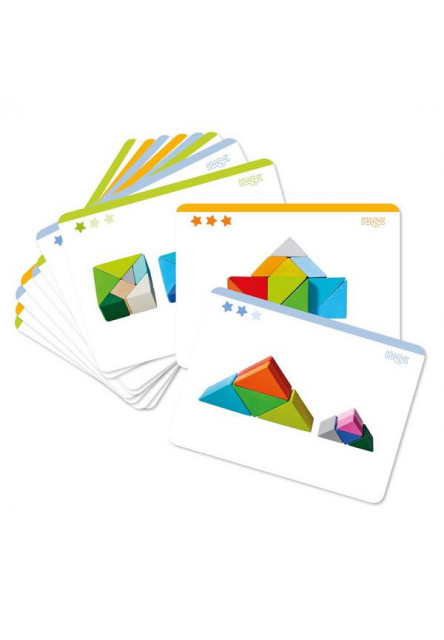 Drevená stavebnica 3D Kocka