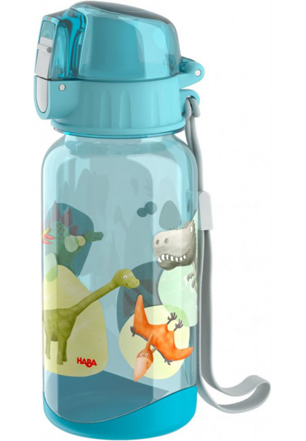 Zdravá fľaša pre deti plastová Dinosaury 400 ml