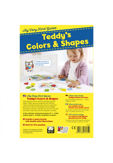 Moja prvá hra pre deti Teddy farby a tvary