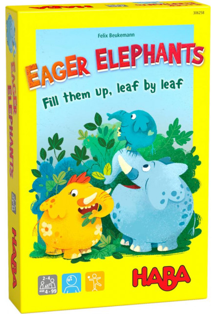 Spoločenská hra pre deti Netrpezlivé slony Haba