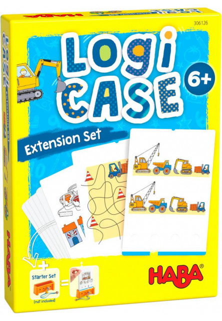 Logic! CASE Logická hra pre deti - rozšírenie Stavenisko od 6 rokov Haba