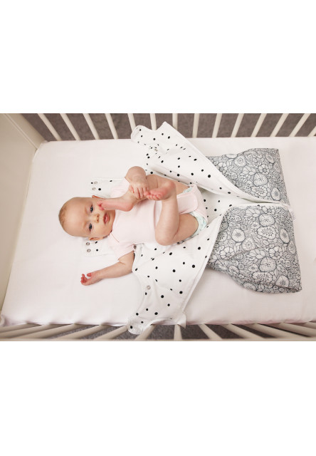 Spací vak Sleepee Newborn Bohemian Green