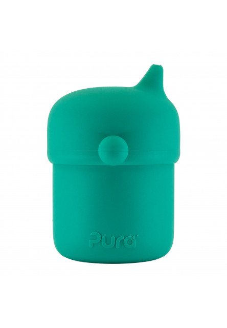 MyMy silikónový pohárik s náustkom (Slate)