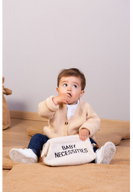 Toaletná taška Baby Necessities Teddy Off White