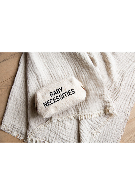 Toaletná taška Baby Necessities Teddy Off White