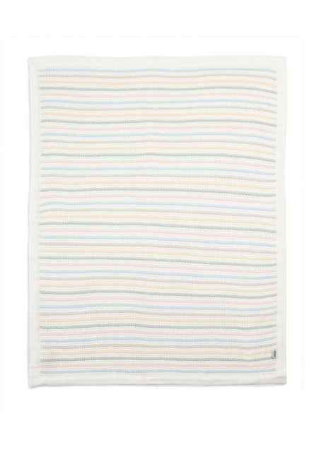 Pletená deka pastelové prúžky Mamas & Papas