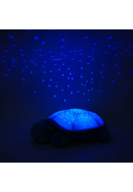 Nočné svetlo s projekciou Korytnačka modrá