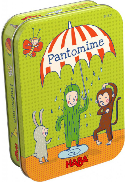 Mini hra pre deti Šarády Pantomíma v kovovej krabici