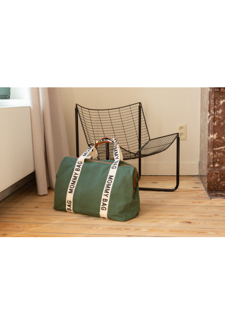 Prebaľovacia taška Mommy Bag Canvas Green