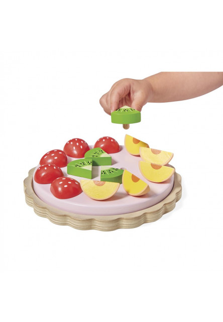 Hračka pre deti Drevená ovocná torta Twist
