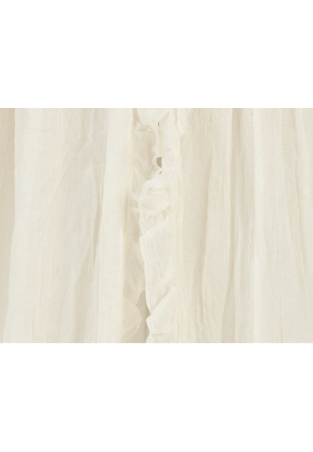 Nebesá nad postieľku Vintage 245cm Ruffle Ivory