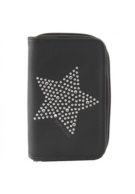 Peňaženka - čierna s hviezdou