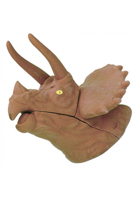 ASST Gumovacia guma - hnedý Triceratops, 3D puzzle