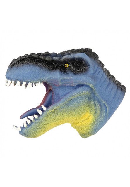 ASST Tyrannosaurus Rex na ruku, modro-žltý, silikónový