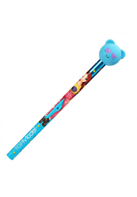 ASST Ceruzka s gumou - modrý medvedík Top Model