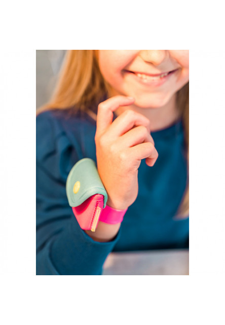 Mini púzdro - pastelové farby na magnet, s gumou