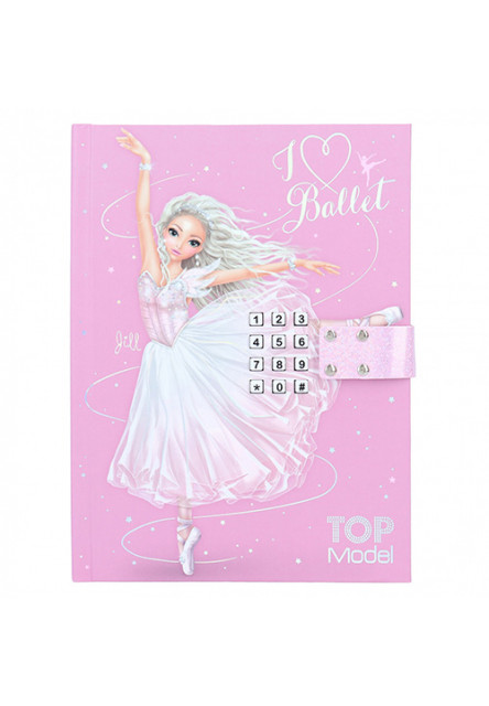 Zápisník na kód - I Love Ballet Top Model