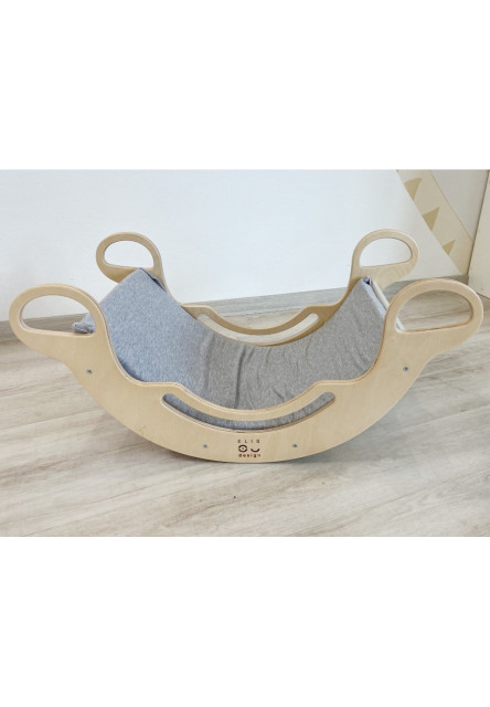 Poťah na Montessori hojdačku 6in1 smile s elastanom farba: tyrkysová