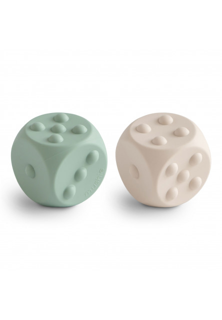 Kocky s tlačidlami pop-it mushie - cambridge blue/ shifting sands
