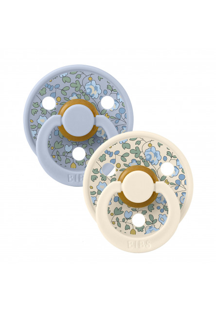 Liberty Colour cumlíky z prírodného kaučuku 2ks - veľkosť 1 (Ivory / Blush)