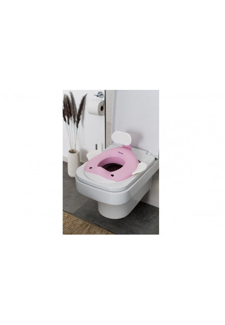Sedátko na WC Veľryba svetlo-ružová