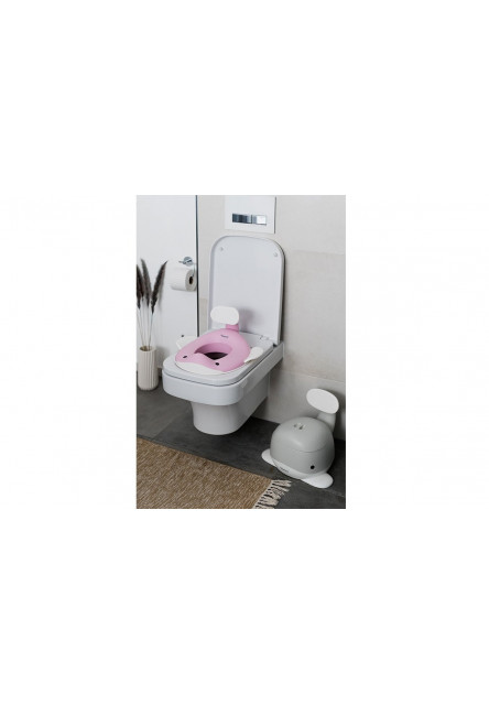 Sedátko na WC Veľryba svetlo-ružová