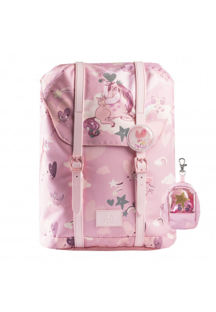 Ergonomická školská taška 22L Retro Unicorn Frii of Norway