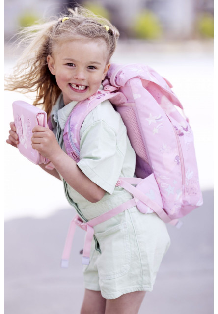 Ergonomická školská taška 22L Retro Unicorn