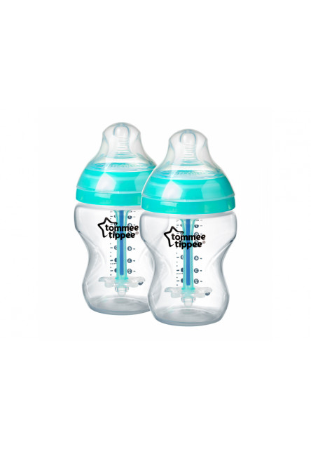 Kojenecká láhev anti-coli,0m+,260ml,2ks Tommee Tippee