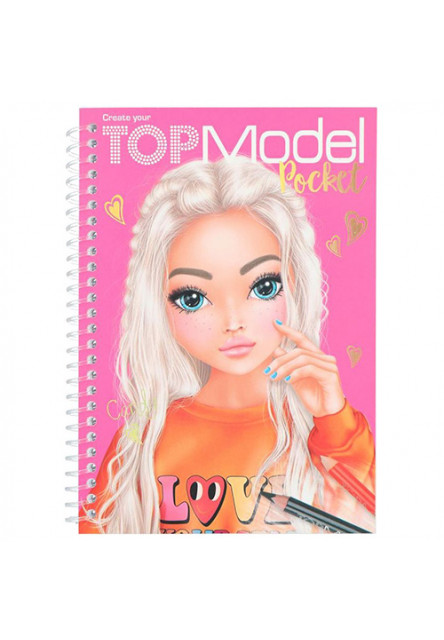 Omalovánka | Create Your Top Model Pocket - Candy Top Model