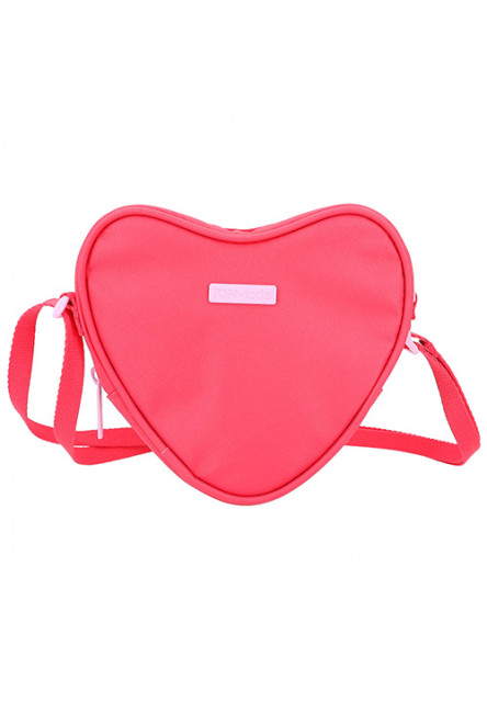 Mini kabelka v tvare srdca - červená